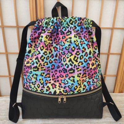 designer gymbag ocelot fekete