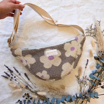 Fluffy Taupe Flowers