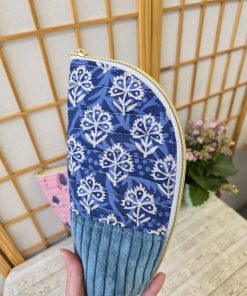 Kollarik Makeup Pouch Blue Ink